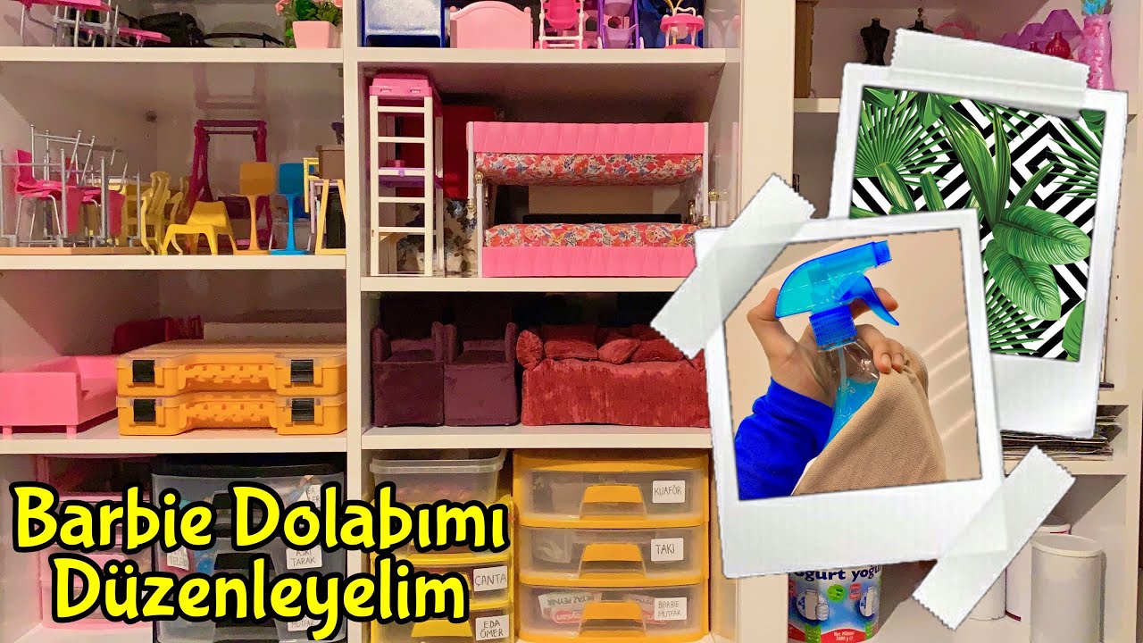 Barbie Dolabımı D&uuml;zenleyelim🌻 Barbie Ailesi