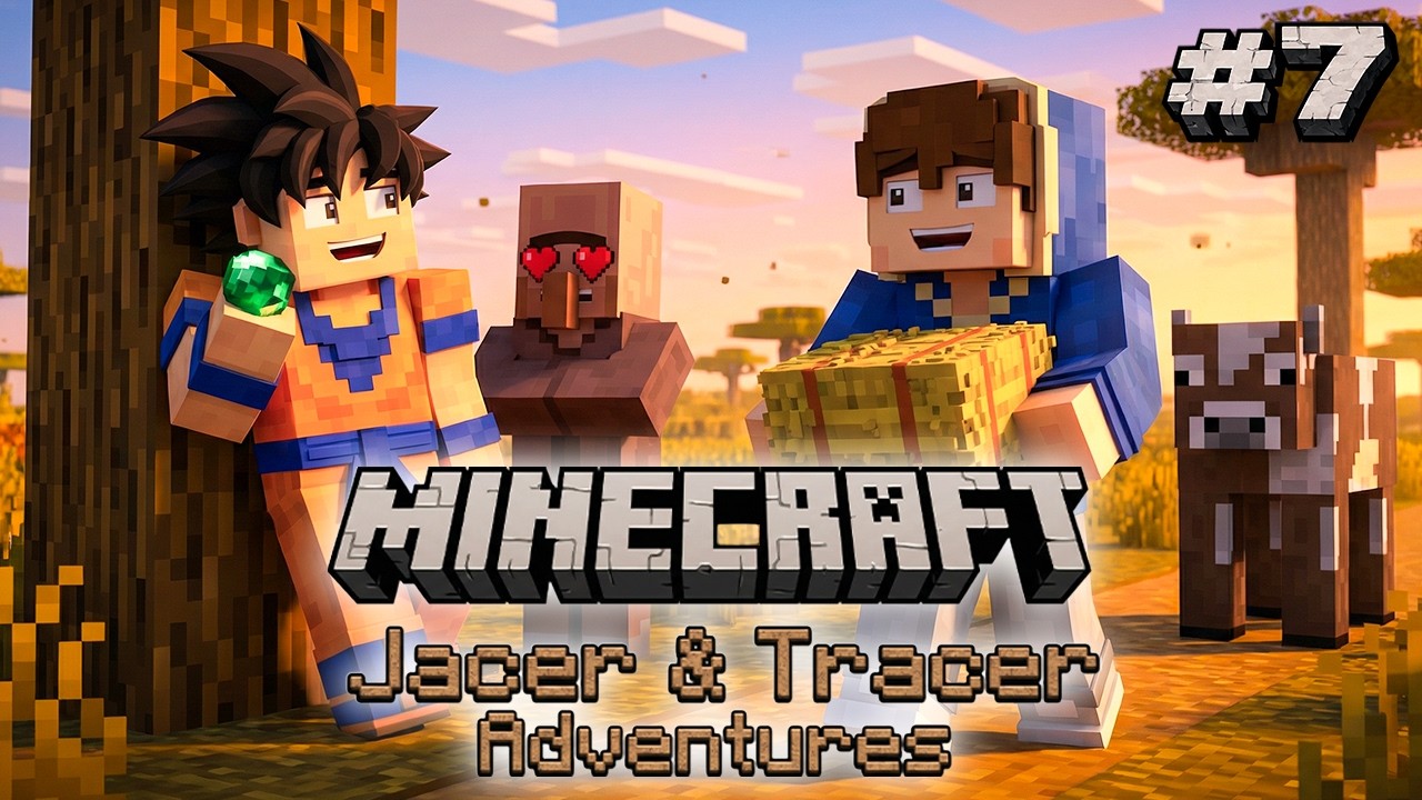 Farma Żelaza i Jedzenia! | Minecraft J&T Adventures #7