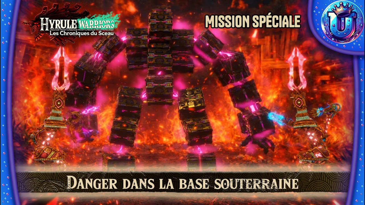 DANGER DANS LA BASE SOUTERRAINE - MISSION SPÉCIALE - HYRULE WARRIORS  LES CHRONIQUES DU SCEAU