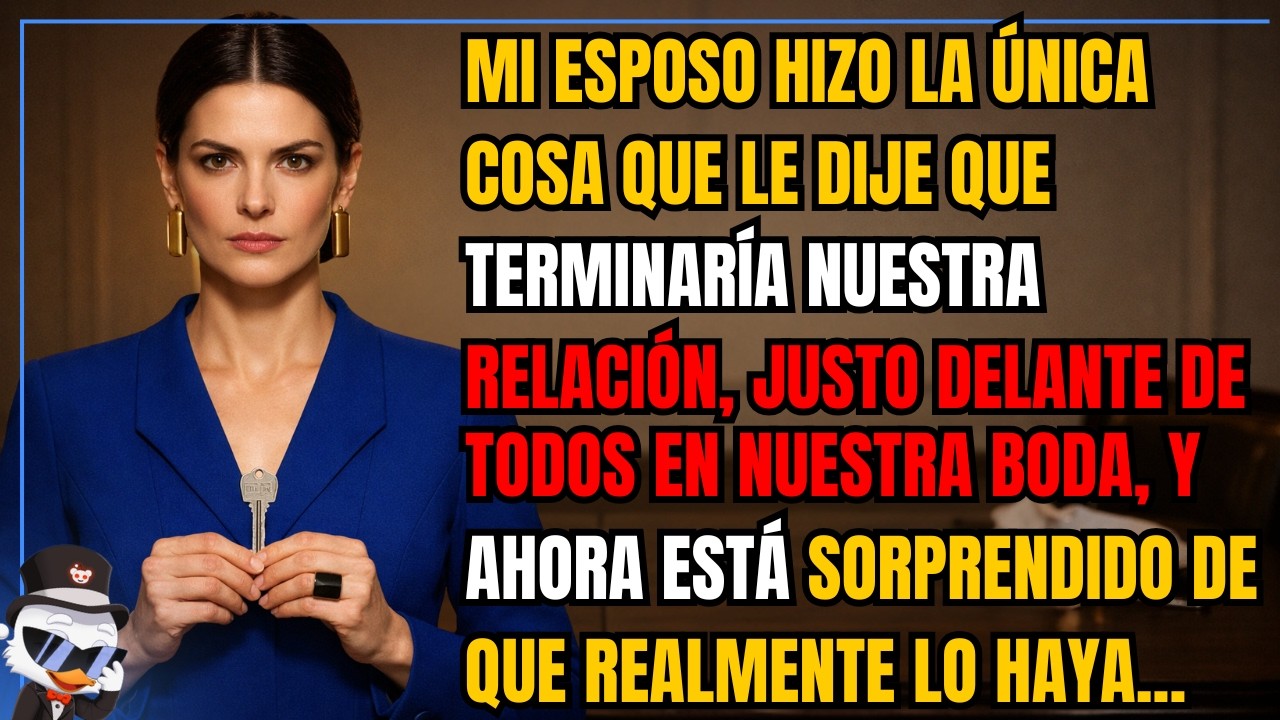 Mi esposo hizo la única cosa que le dije que terminaría nuestra relación, justo delante de todos...