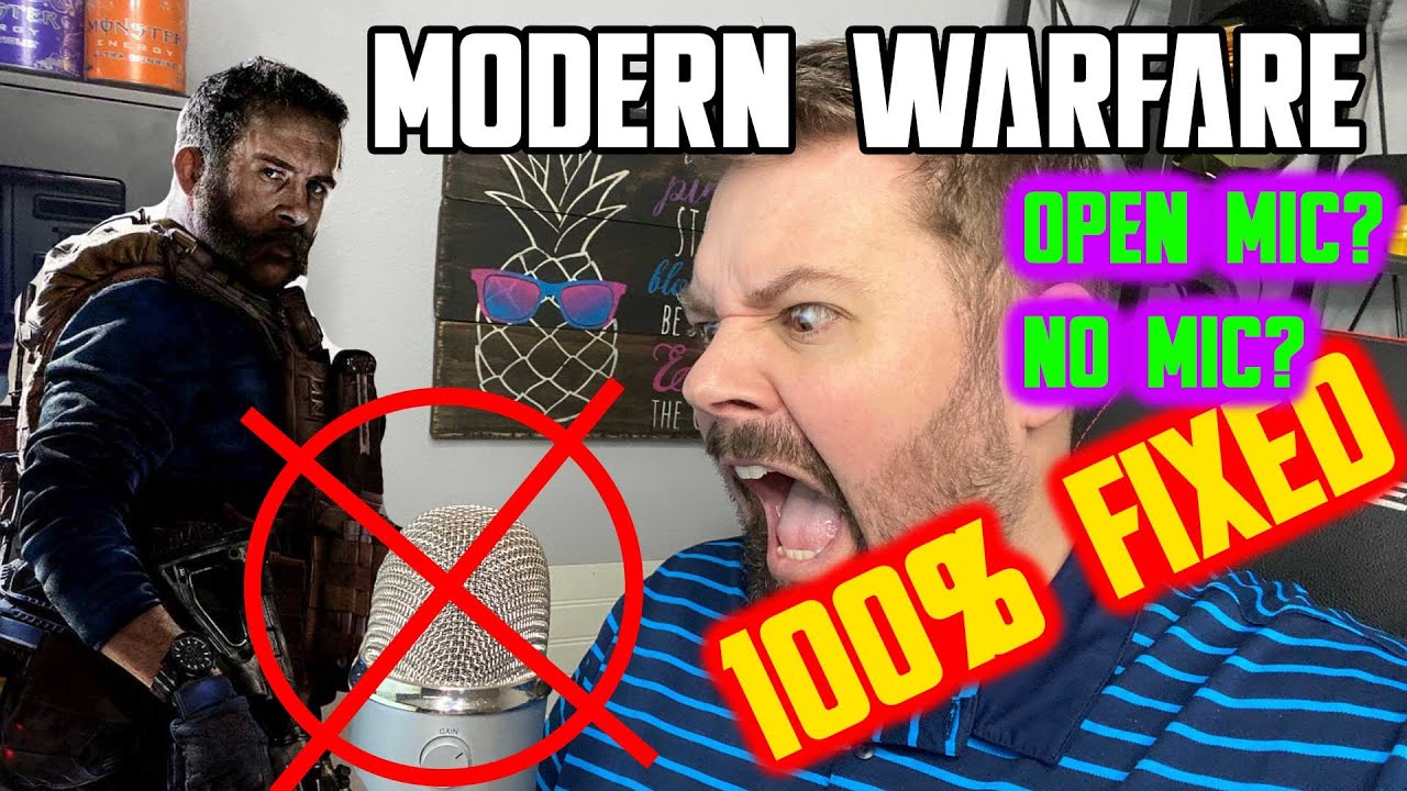 Modern Warfare How To Fix Open  Microphone or No Mic PC 100% Fixed