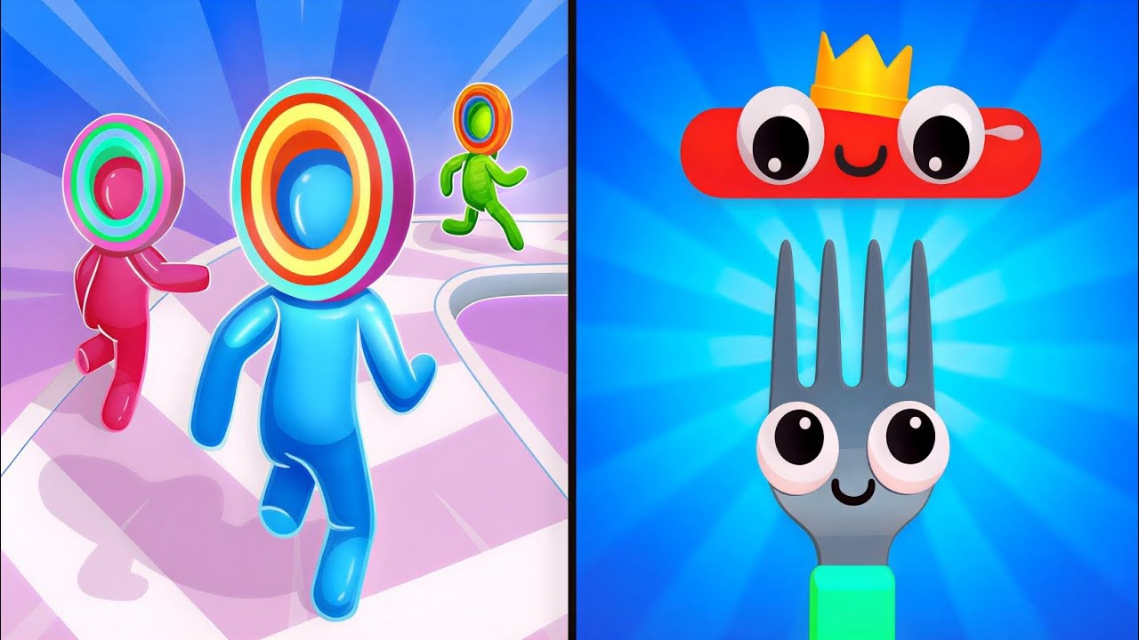 Fork N Sausage vs Layer Man - Max Levels Unlocked Speedrun Gameplay