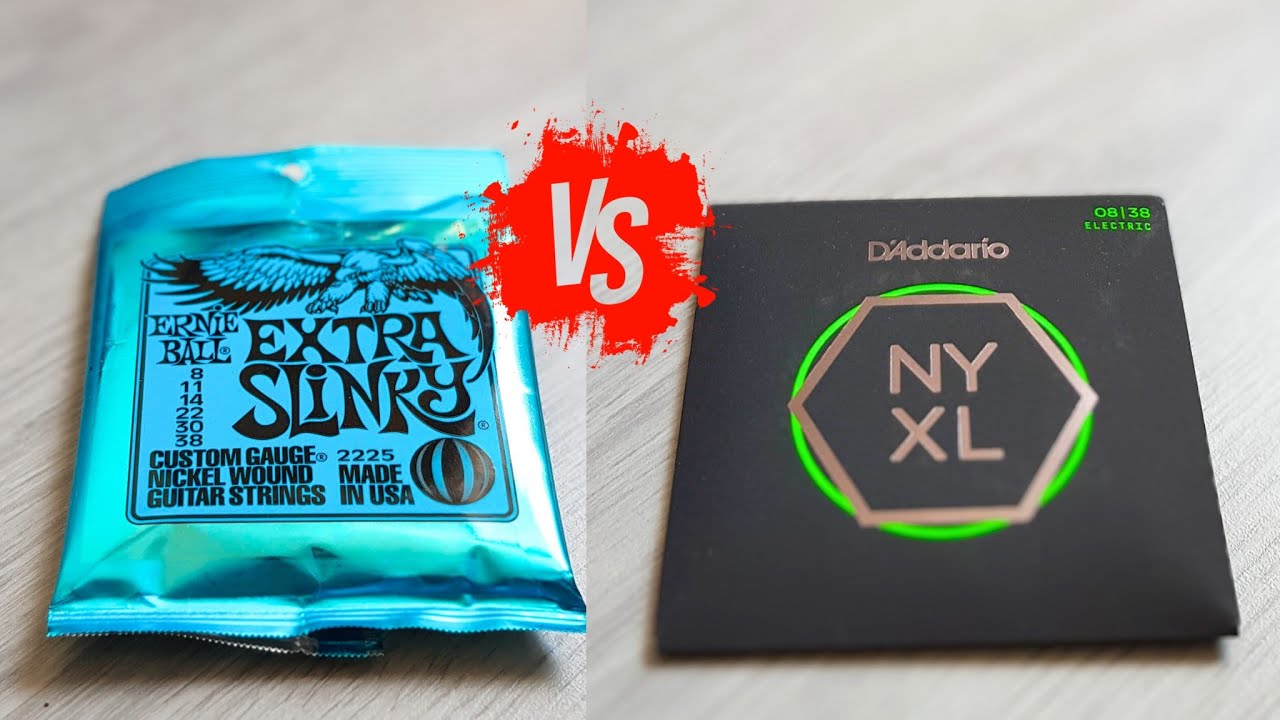 Compared: Ernie Ball Slinky VS D'Addario NYXL Guitar Strings
