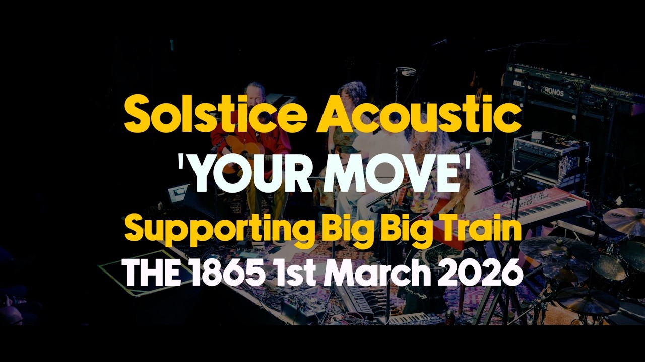 'Your Move' - Yes Cover -  Solstice Acoustic live at The 1865, Southampton  #yesofficial