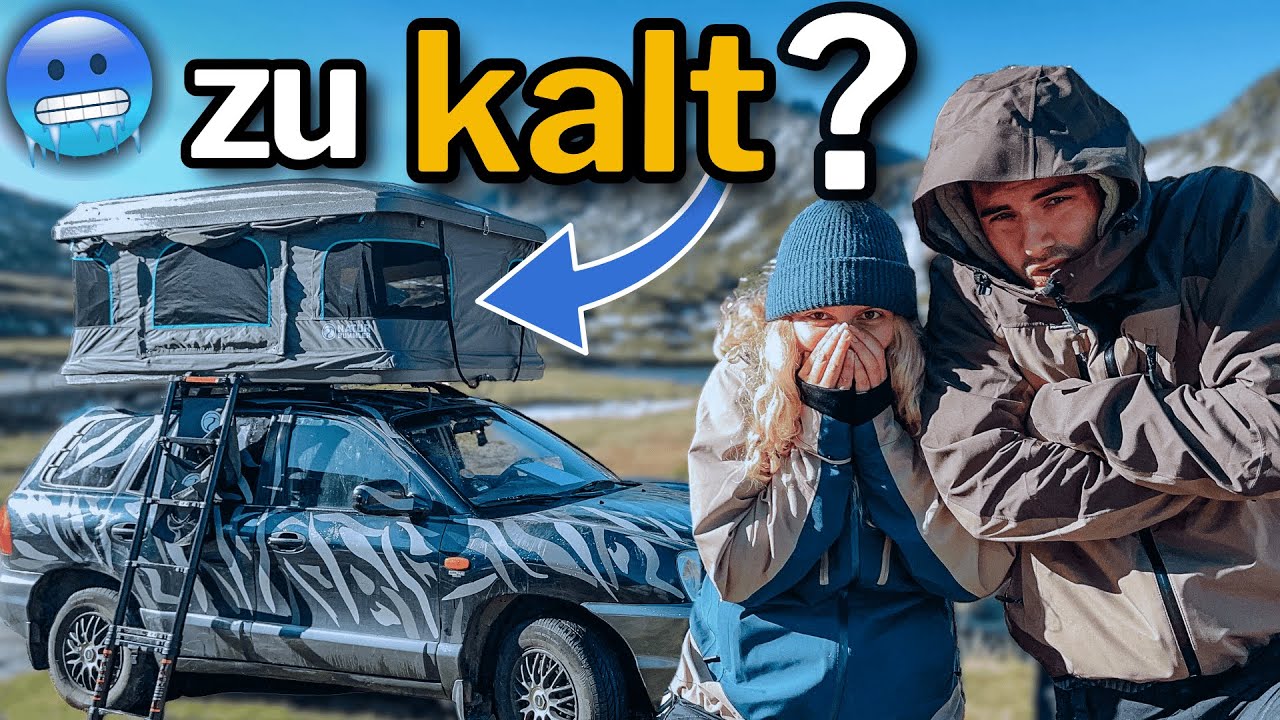 🥶 Dachzelten bei MINUSGRADEN - Geht das!? (Vanlife mit Auto und Dachzelt)