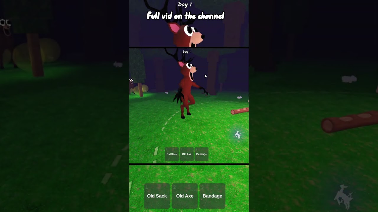 Surviving As The DEER In SURVIVE 99 NIGHTS IN THE FOREST | ROBLOX
