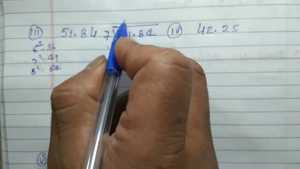 Class 8 - Exercise 6.4 - Q 3 | Find the square root