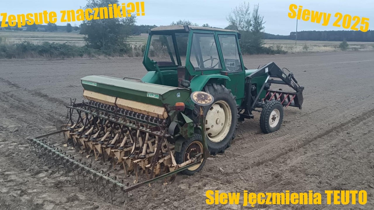 🇵🇱Rozpoczęcie Siewów 2025☆Siew Jęczmienia TEUTO!!☆Zepsute znaczniki?!☆U-R-S-U-S & Amazone☆Vlog 