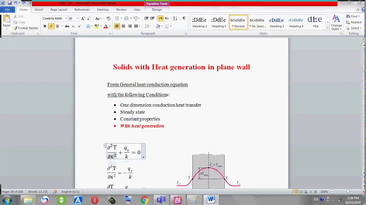 004 Solids with heat generation