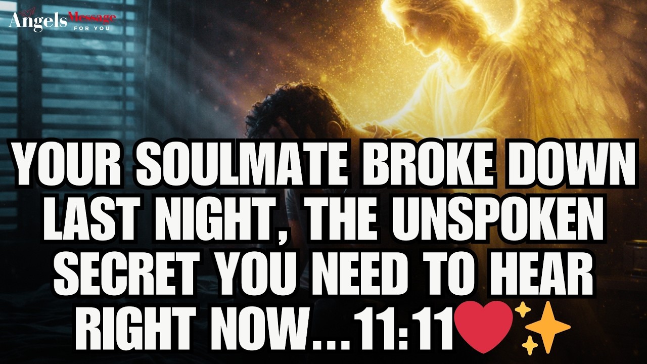 ✨ Your Soulmate Broke Down Last Night, The Unspoken Secret You NEED To Hear Right Now... 💞✨