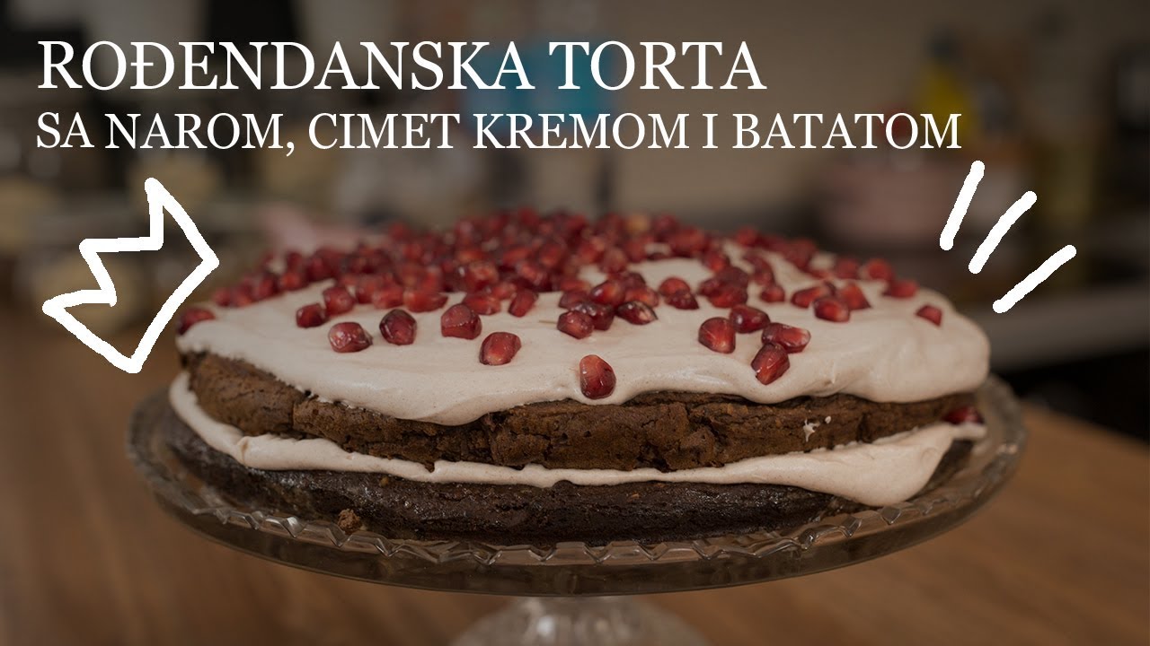 Rodjendanska torta bez šećera, mleka i brašna | Moj Ritual Recepti