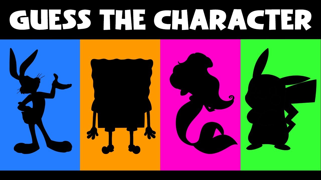 Guess the CARTOON CHARACTER by the SILHOUETTE 👤