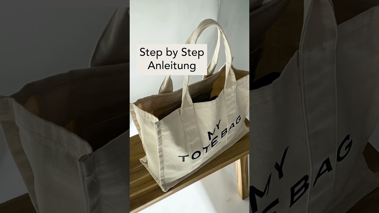 Neues Schnittmuster Tote Bag Emma #sewing #sewingpattern #n&auml;hen #totebag #diyset #schnittmuster #sew