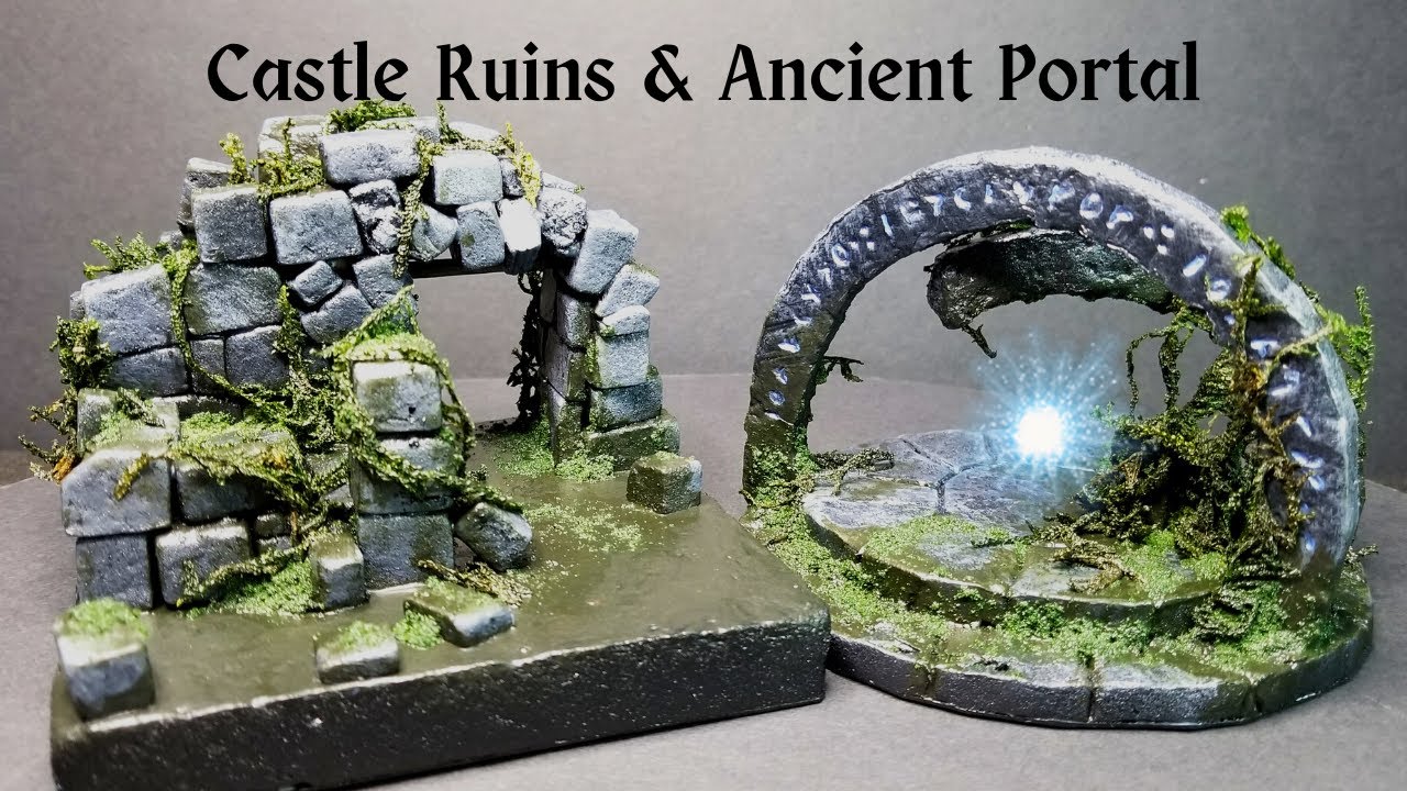 MORE Ancient Forest RUINS | Tabletop/D&D Terrain