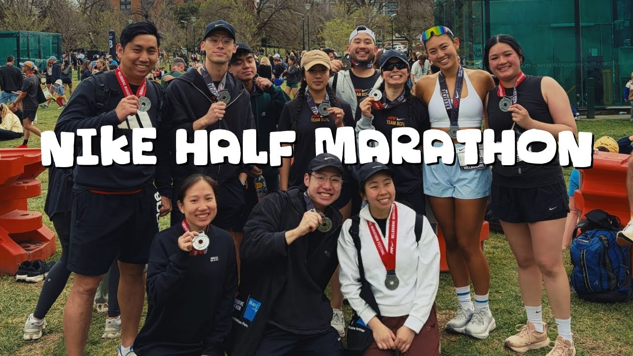 2025 Nike Half Marathon Vlog | My First Running Event!