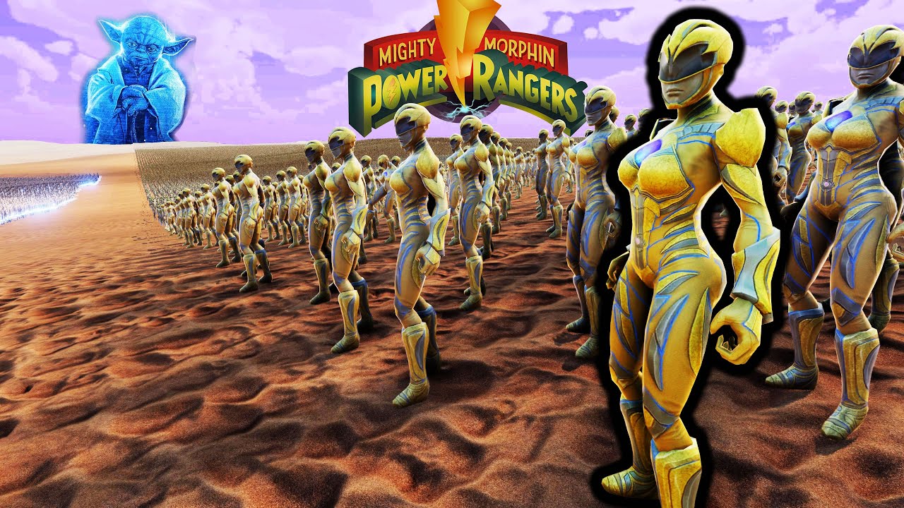 40,000 JEDI MASTERS vs 20,000,000 YELLOW RANGERS 2017 | Ultimate Epic Battle Simulator 2