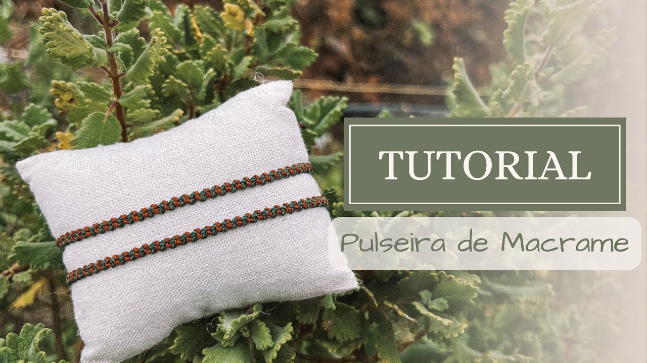 DIY PULSEIRA DA AMIZADE EM MACRAME - SUPER FÁCIL E RÁPIDA | PARA INICIANTES | VIAJARTE MACRAME