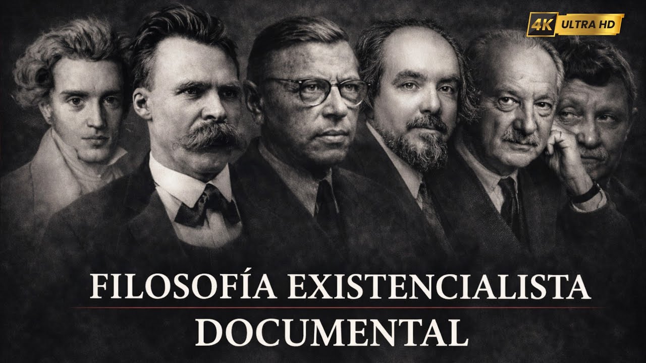Maratón de Filosofía Existencialista: Nietzsche, Sartre, Heidegger, Kierkegaard – SUPER DOCUMENTAL