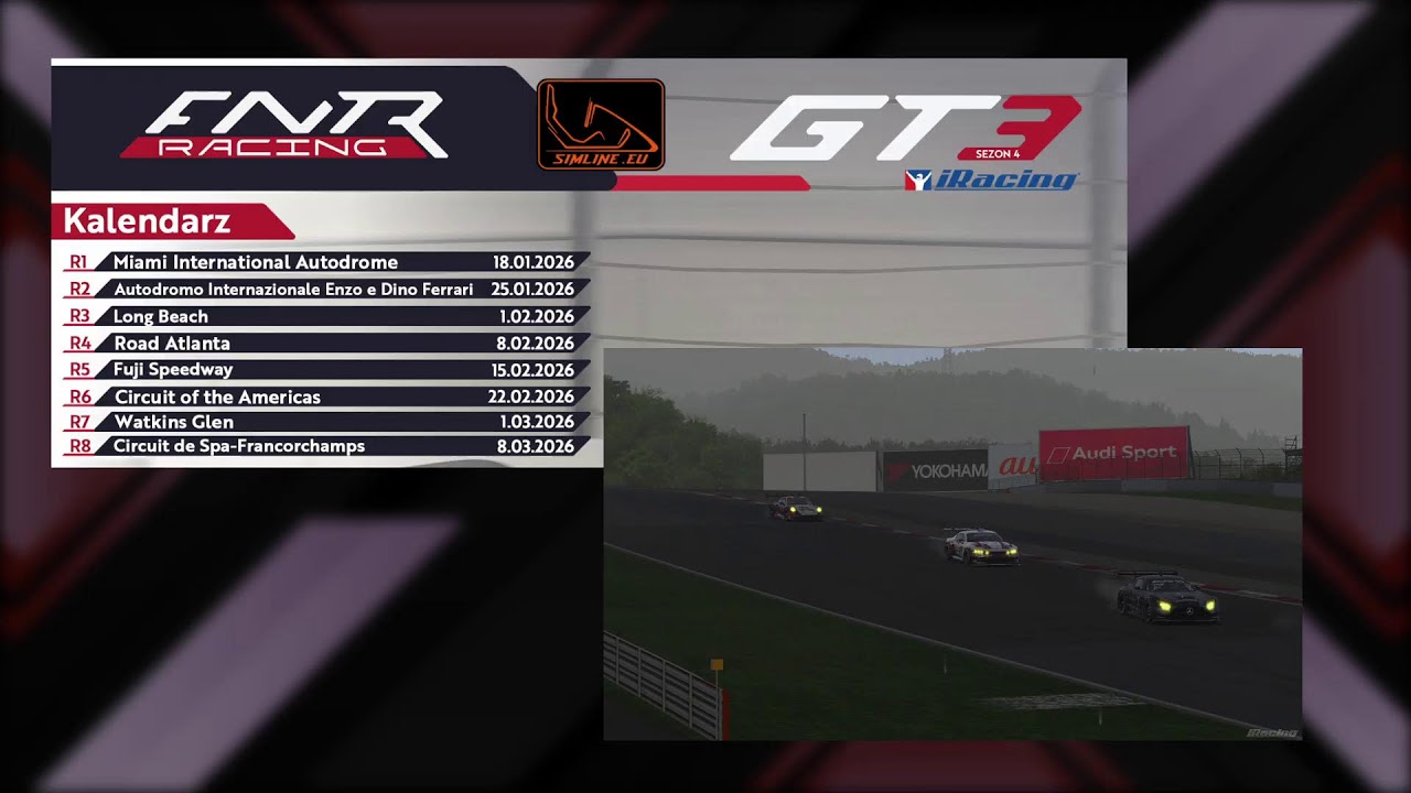 Simline GT3 Cup - Runda 5 FUJI GP - Liga FNR Racing