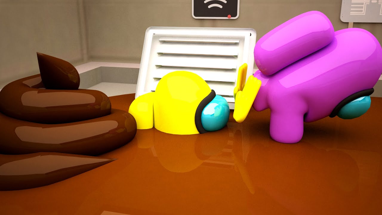 AMONG US POOP! / 008 / IMPOSTOR POOPED EVERYWHERE! / THE FUNNIEST ANIMATIONS! / #game #memes #funny