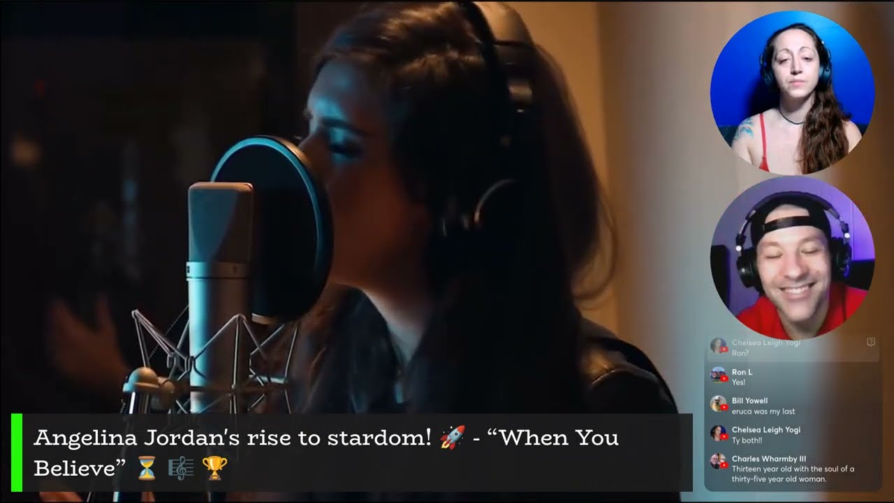 ANGELINA JORDAN'S RISE TO STARDOM - WHEN YOU BELIEVE [REACTION] REQUEST FEST