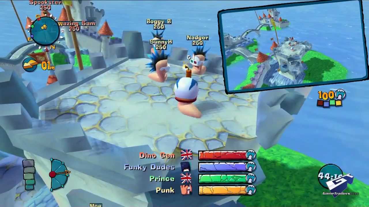 Worms Ultimate Mayhem - Multiplayer Gameplay