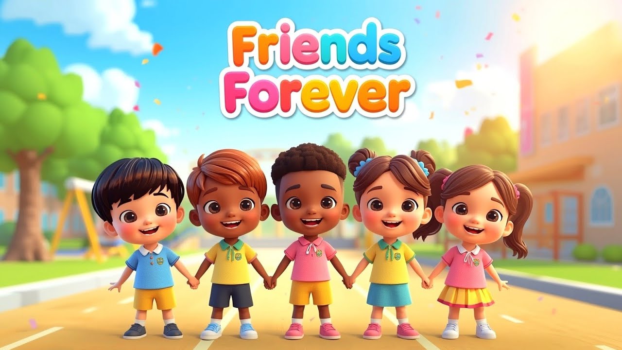 This Friendship Rhyme Makes Kids Smile | Kids Fun Friendship Song | Nursery Rhyme
