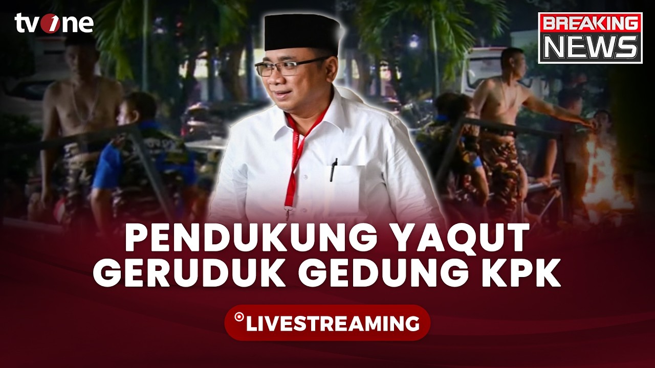 [LIVE] KPK Tahan Mantan Menag Yaqut Terkait Dugaan Korupsi Kuota Haji | tvOne