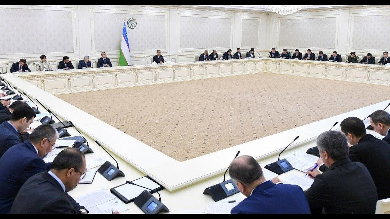 Prezident Shavkat Mirziyoyev 2019-yilning 22-fevral kuni videoselektor yig&lsquo;ilishi o&lsquo;tkazdi