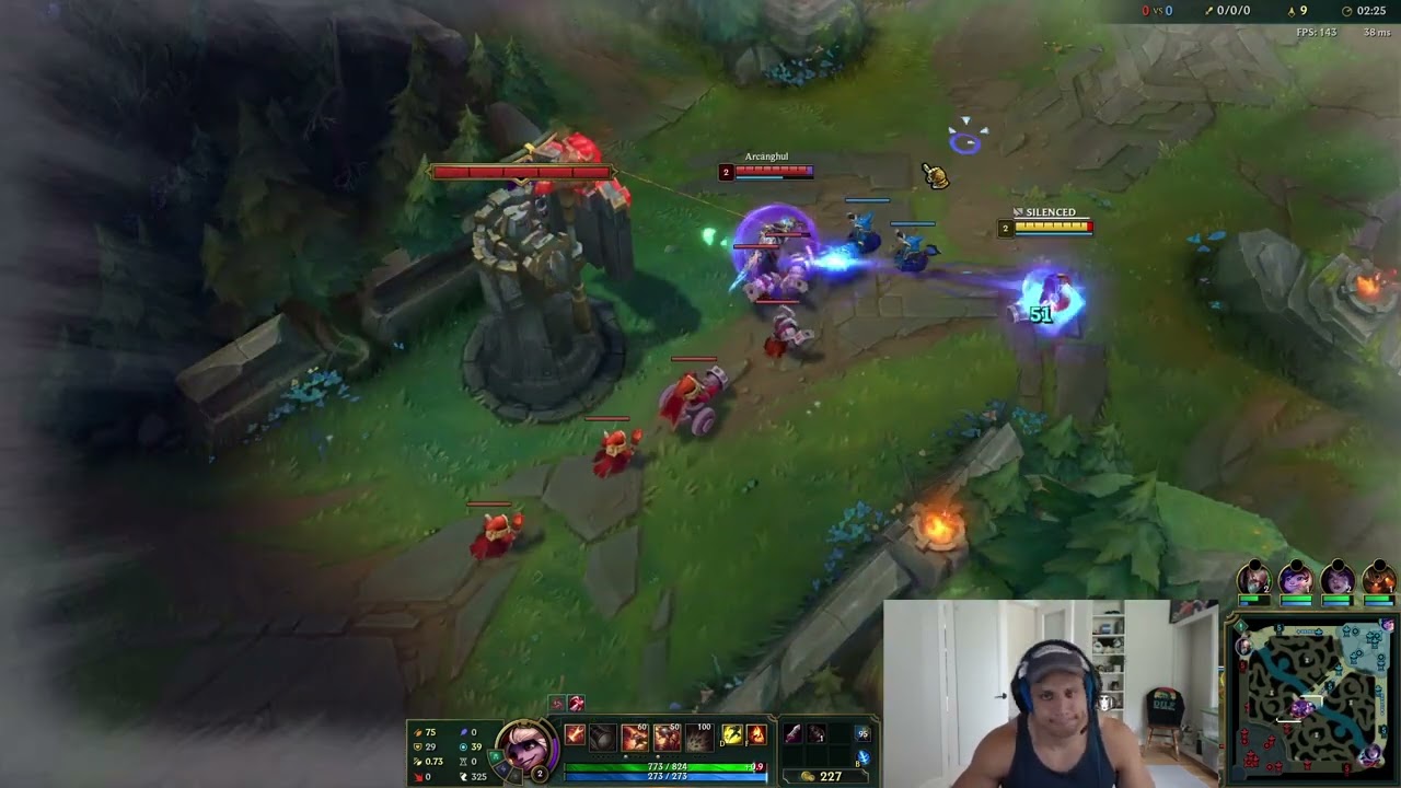 Tyler1 right before breaking his keyboard