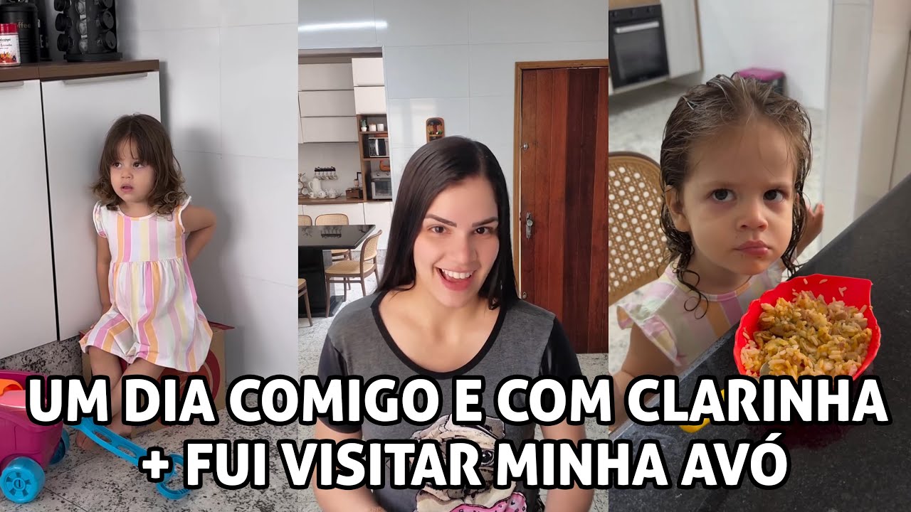 UM DIA COMIGO E COM CLARINHA + FUI VISITAR MINHA AVÓ!!!