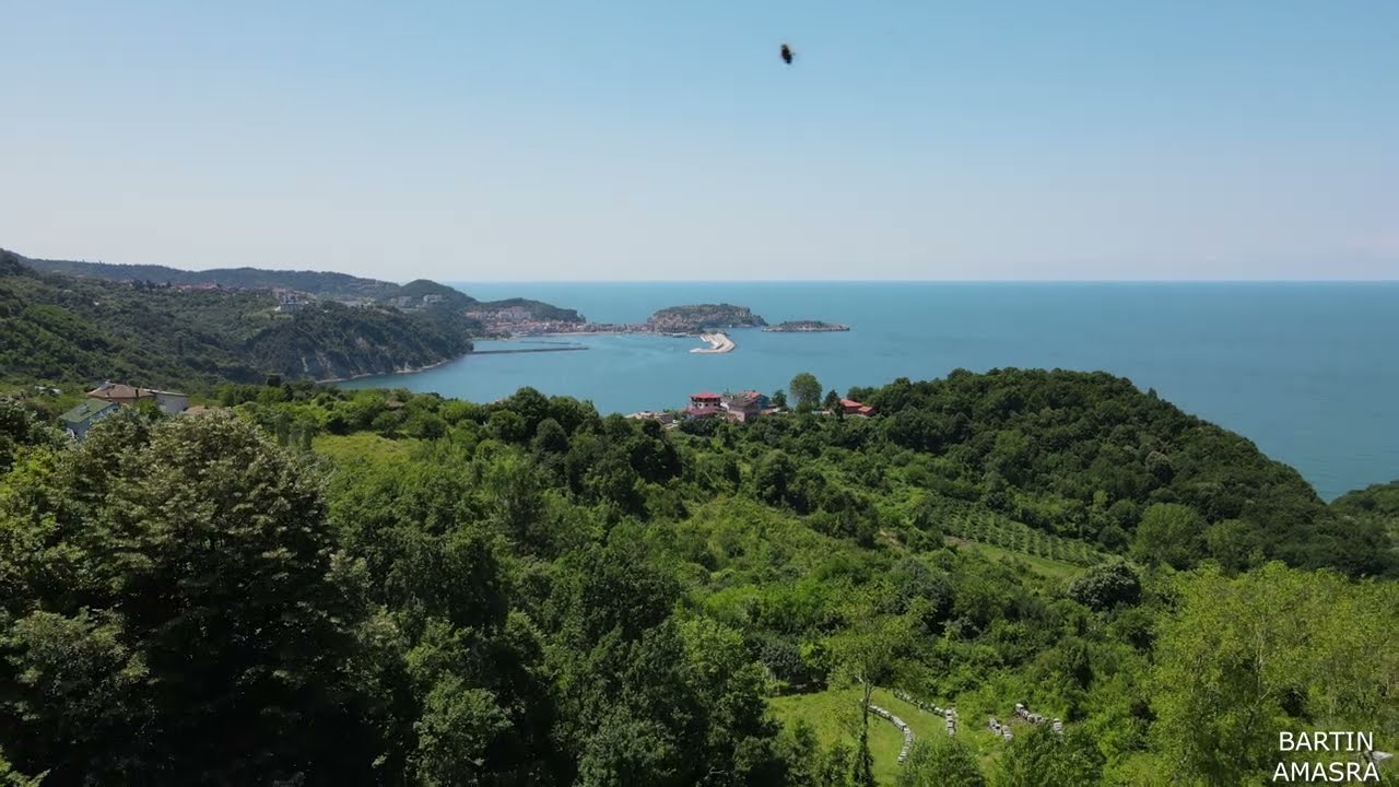 Bartın Amasra  &Ccedil;eşmi cihan Amasra.. Batı Karadeniz Tatilyeri (Amasra, Bartın)DRONE &Ccedil;EKİMİ