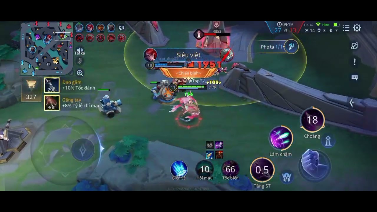 1 trận đấu test Tel'annas Tân Niên Vệ Thần và Veera A I love you|Kirwolf |#lienquanmobile#aov