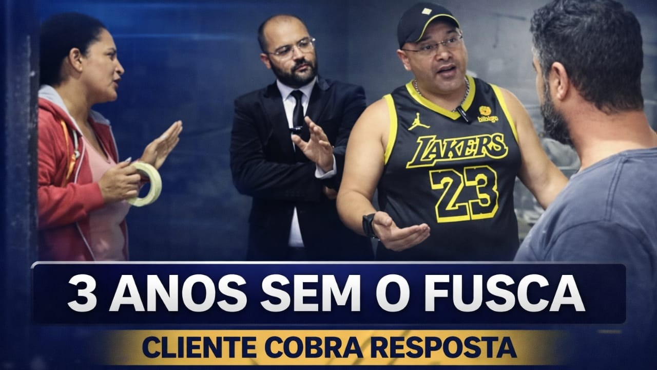 FUSCA PARADO HÁ 3 ANOS GERA CONFRONTO