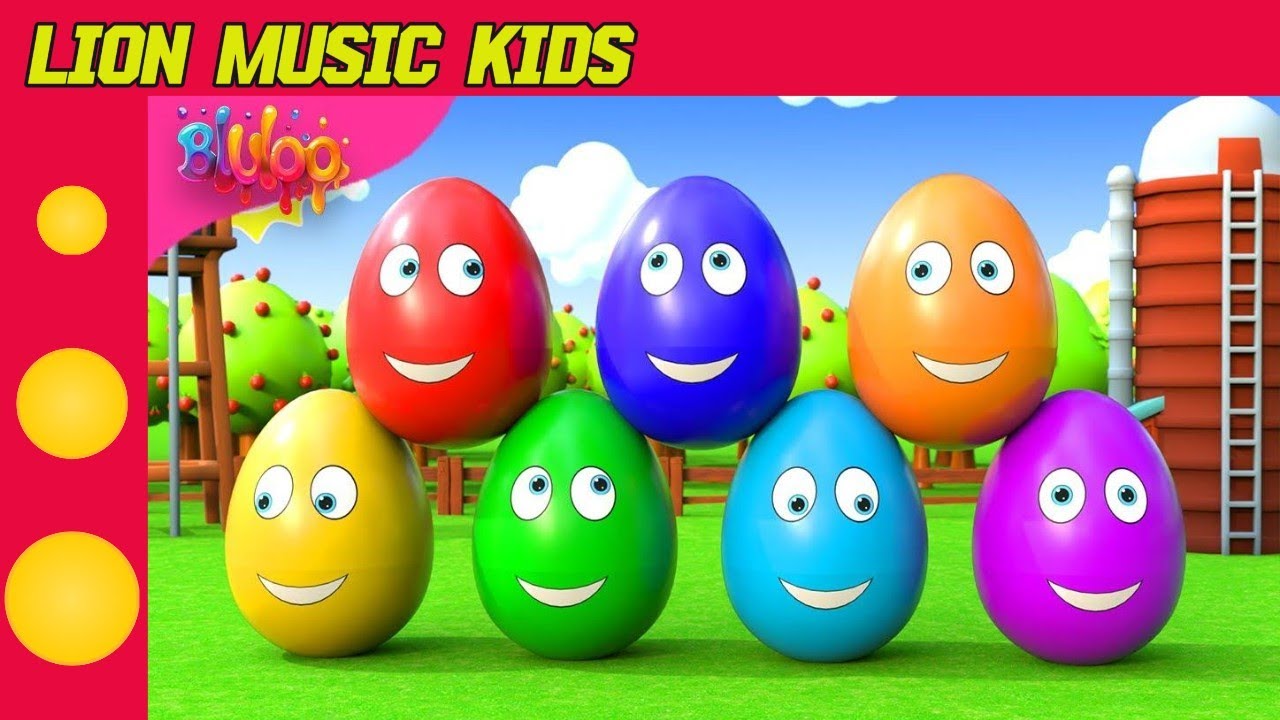 Surprise Eggs Kids Song | Colorful Eggs | Nursery Rhymes & Kids Songs