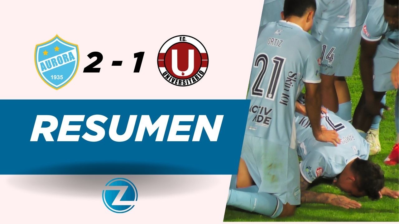 RESUMEN Aurora2️⃣🆚1️⃣FC Universitario 07-02-2026 #zoomdeportivo #udevinto