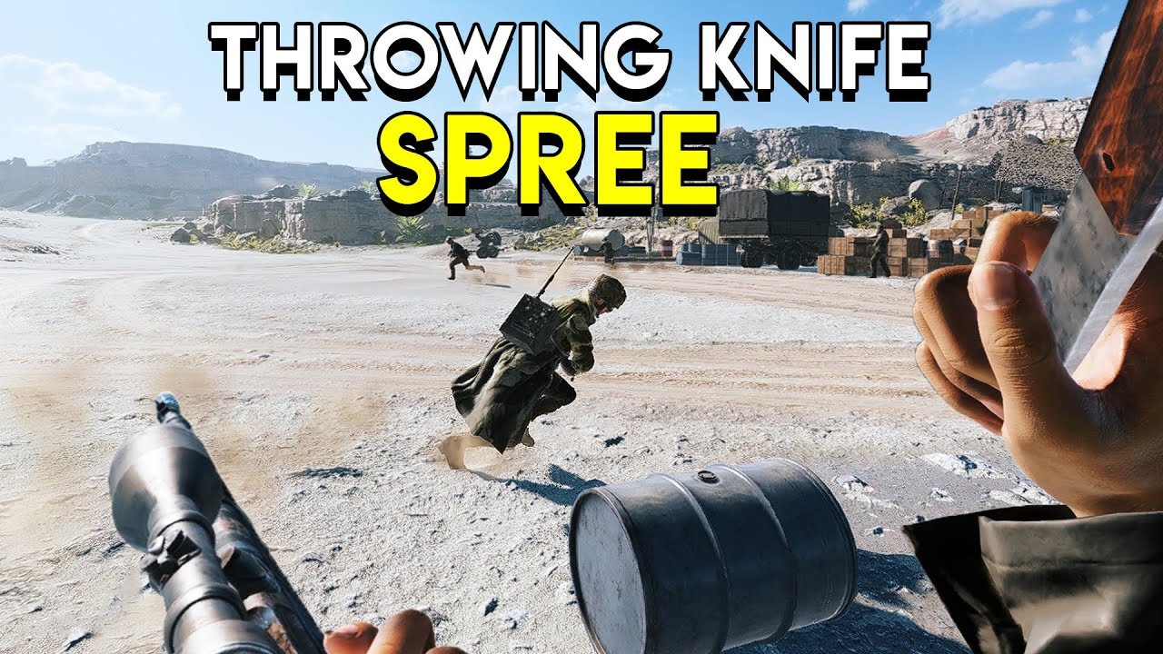 Throwing Knife Spree! - Battlefield V