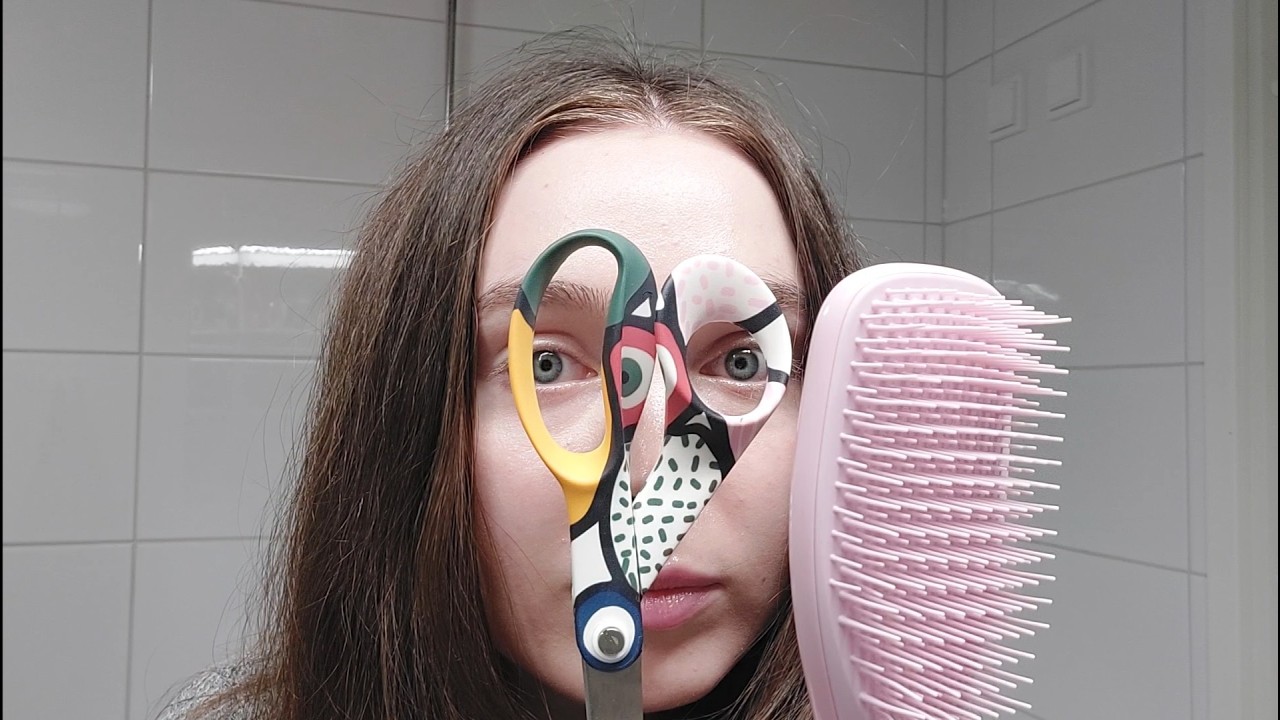 ASMR haircut, brushing, babbling and other stuff