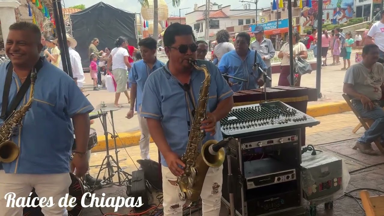 Marimba Orquesta La Familia Baby desde Berriozabal Chiapas #chiapas #baile #berriozabal #marimba 