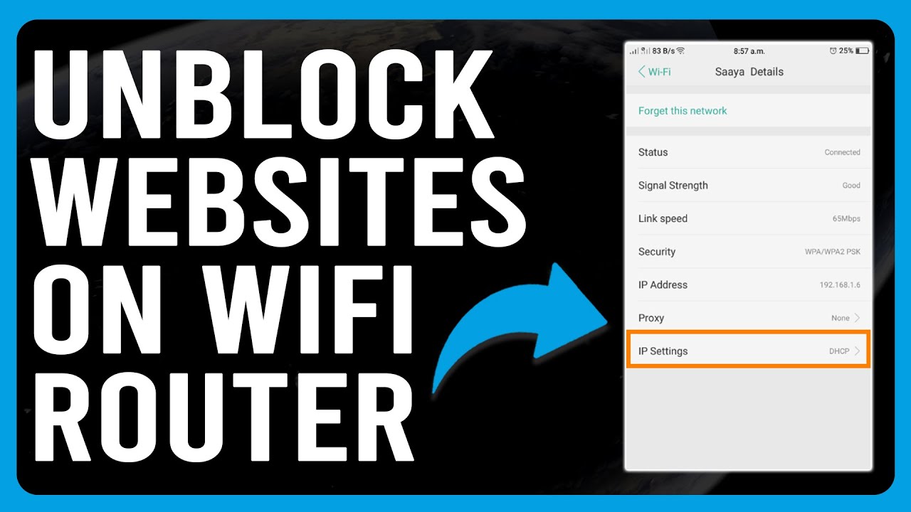 How To Unblock Websites On A WIFI Router (How To Bypass/Access Blocked Websites)