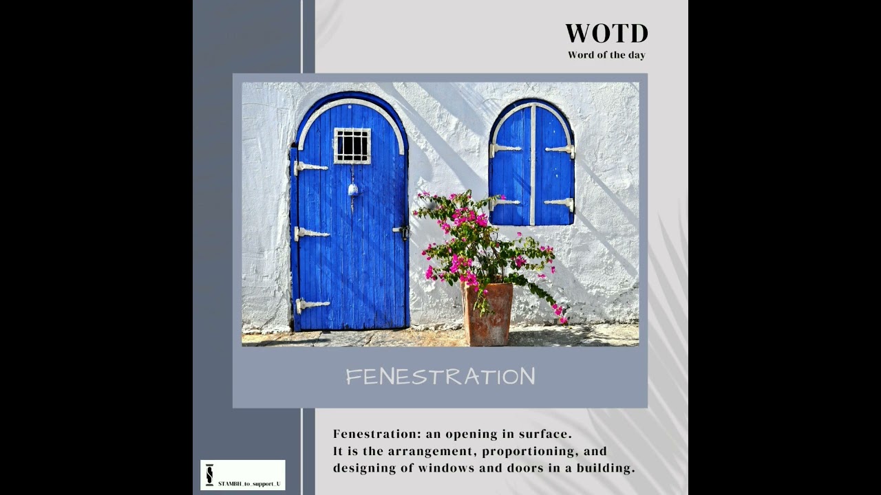 Fenestration