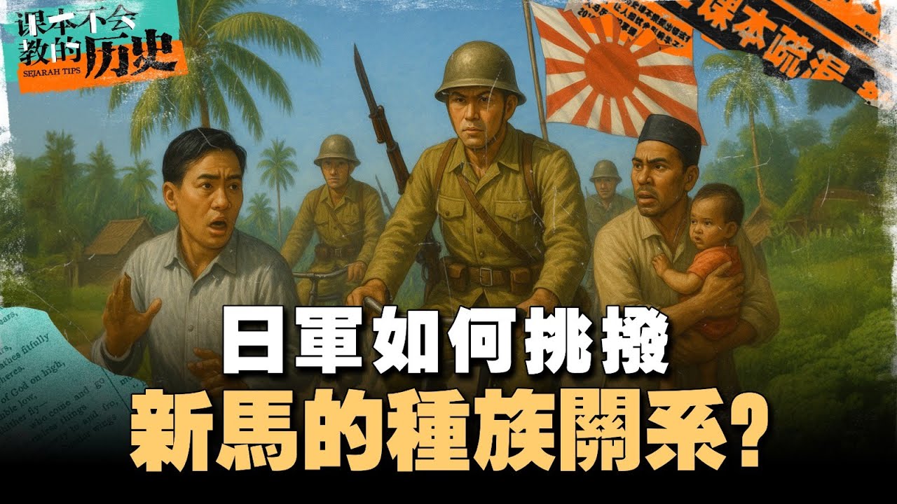 针对华人！善待马来人？日军如何破坏大马和新加坡的种族关系？【#课本不会教的历史 EP33】