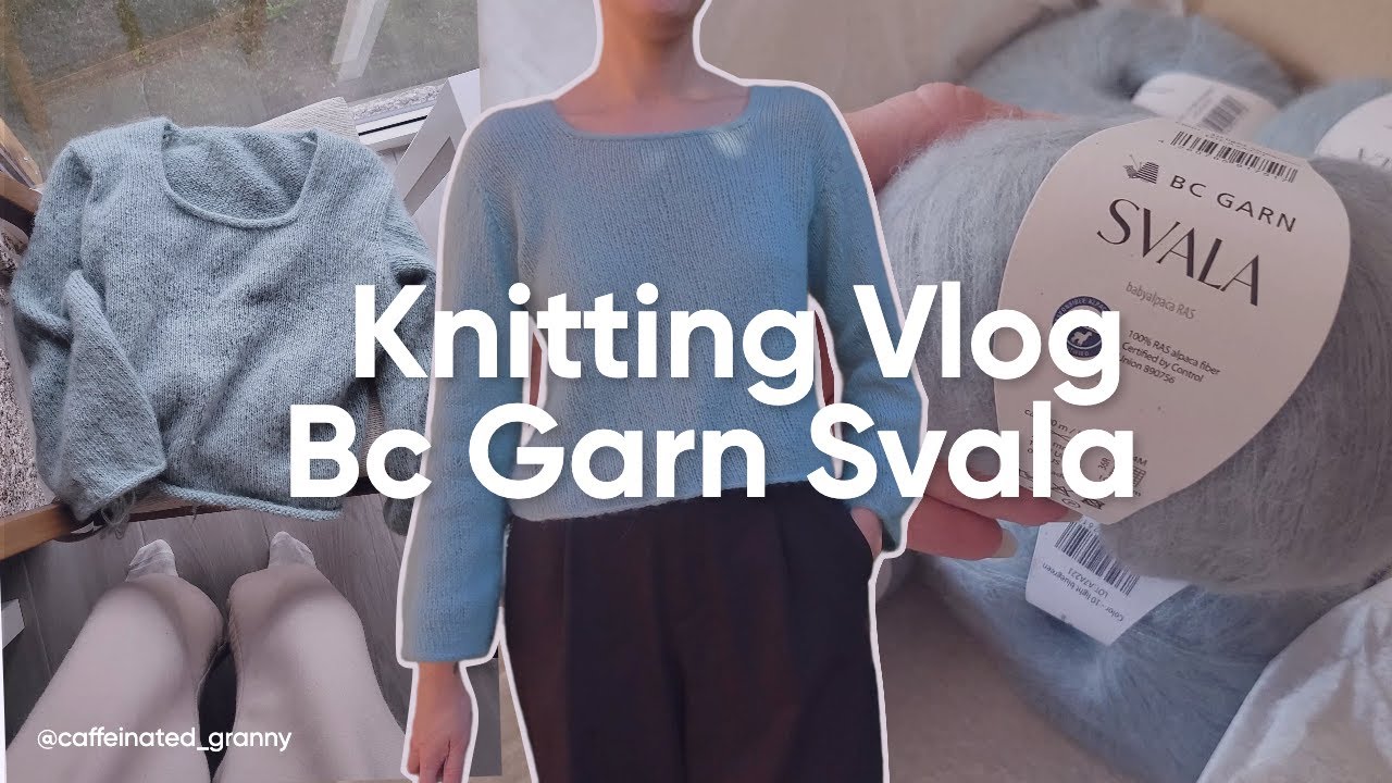 Trying BC Garn's New Svala Alpaca Yarn  🤍🦙