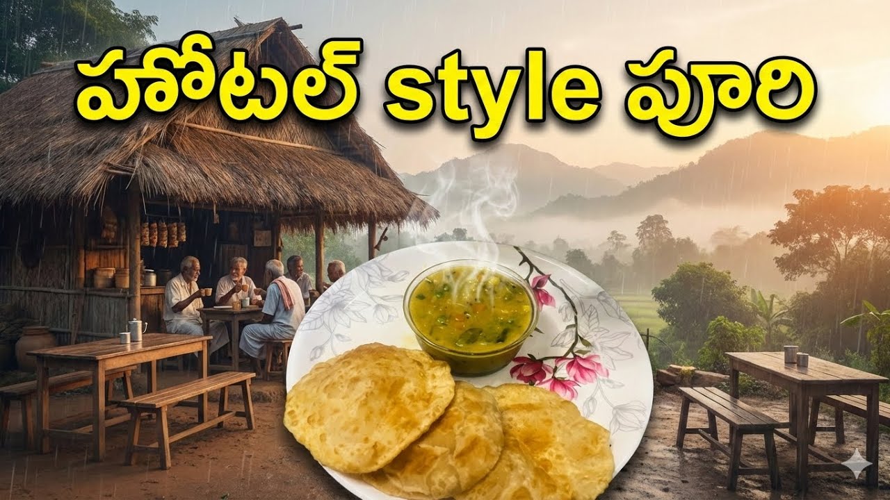 Perfect Poori & Alu Curry | Beginners ki Easy Method | Telugu Recipe|హోటల్ స్టైల్ పూరీ ఆలూ కర్రీ ||