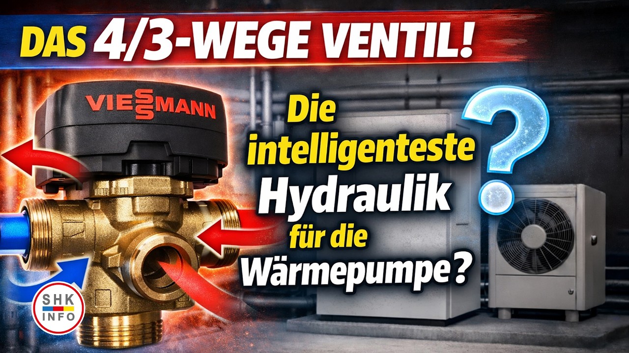 Die intelligenteste Hydraulik für deine Wärmepumpe? – Das Viessmann 4/3-Wege-Ventil