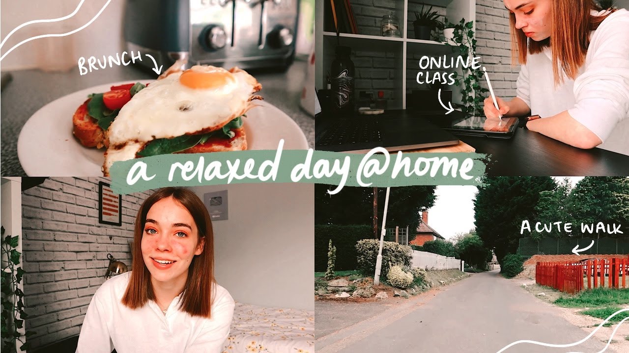 a relaxed day at home 🍳🌤  (vlog)