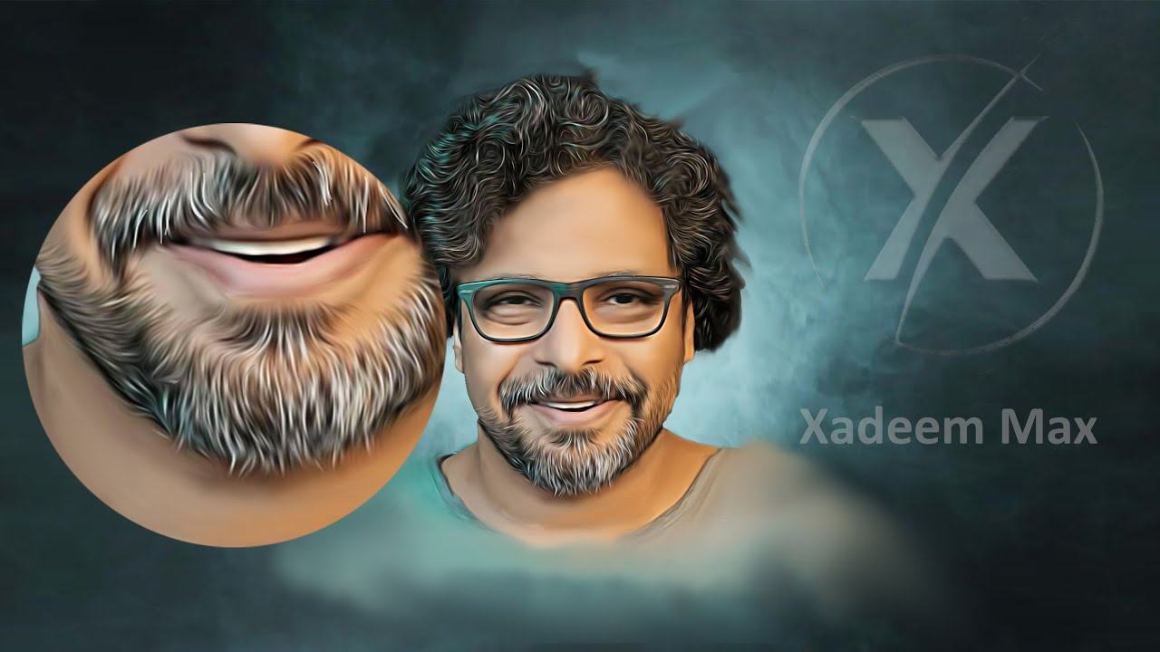 AMAZING Digital Portrait Painting Smudge tool in photoshop Tutorial (gfxmentor)