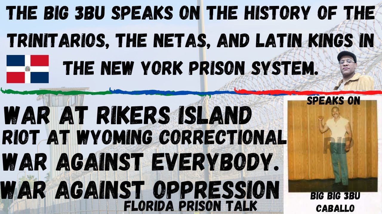 The Big 3bu Addressing netas video.War at Rikers. Stabbing on bus.Riot at Wyoming.Sit down at Attica