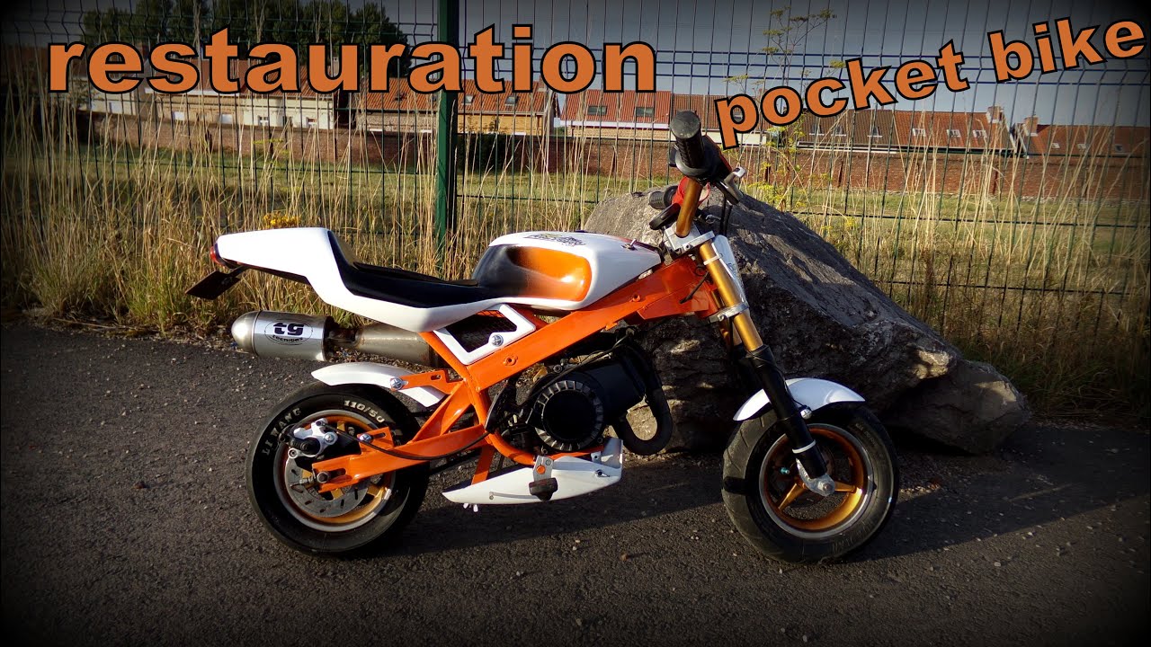 restauration pocket bike street style ktm