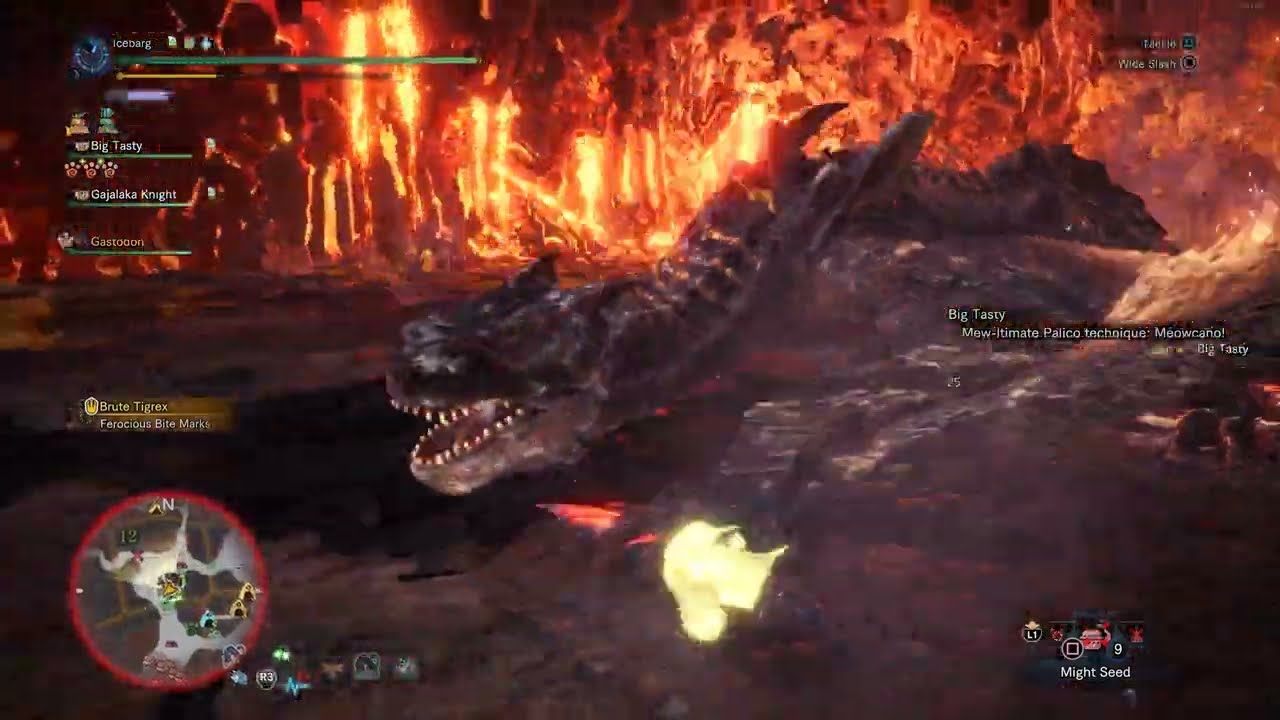 Monster Hunter World: Iceborne - Brute Tigrex Boss Fight